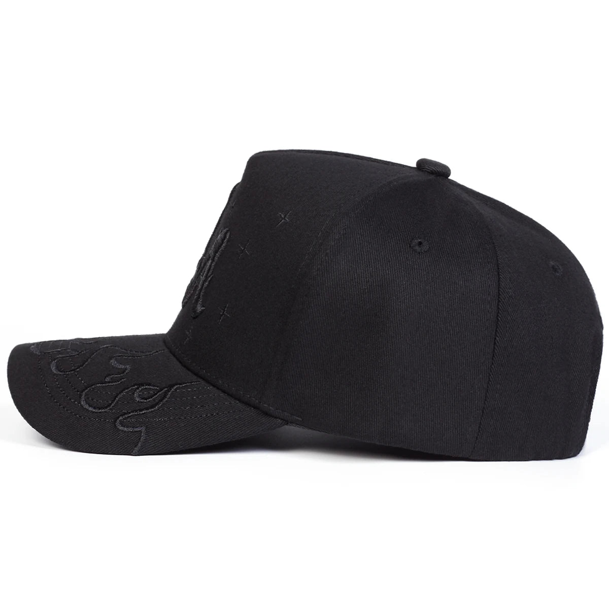 Unisex LA Flame Star Embroidery Baseball Caps