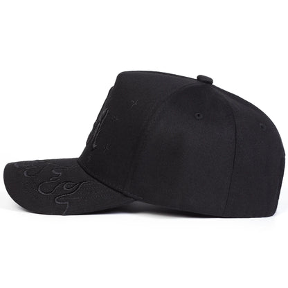 Unisex LA Flame Star Embroidery Baseball Caps