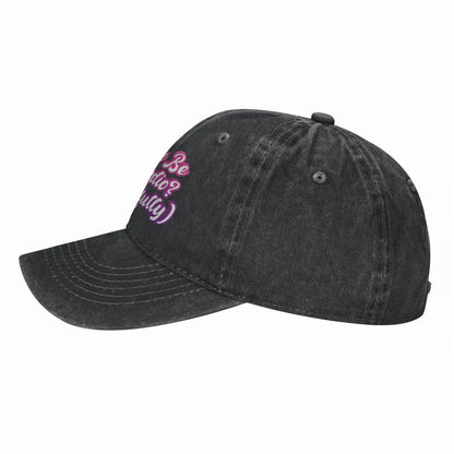Wanna Be My Cardio Respectfully Funny Workout Fitness Baseball Cap