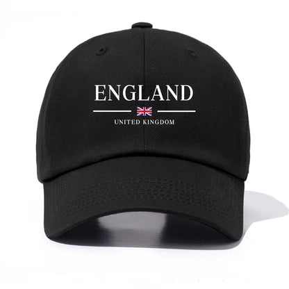 England Print Baseball Cap For Adults
