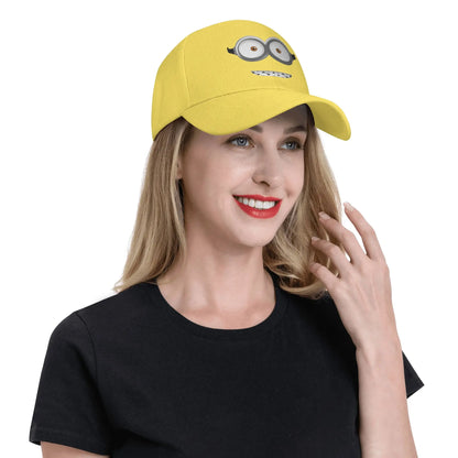 Baseball Caps Funny Minions Face Kawaii Outfit For Men Women