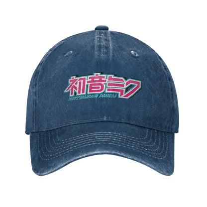 Hatsune Miku logo Headwear Baseball Cap Men Women