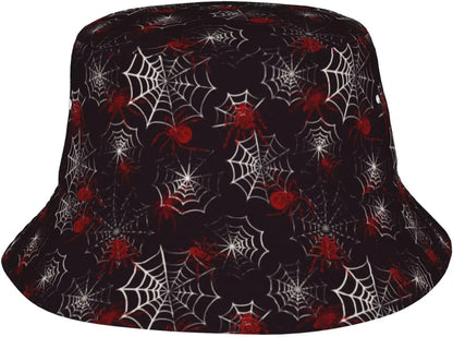 Pumpkin Hat Skull Bucket Hat