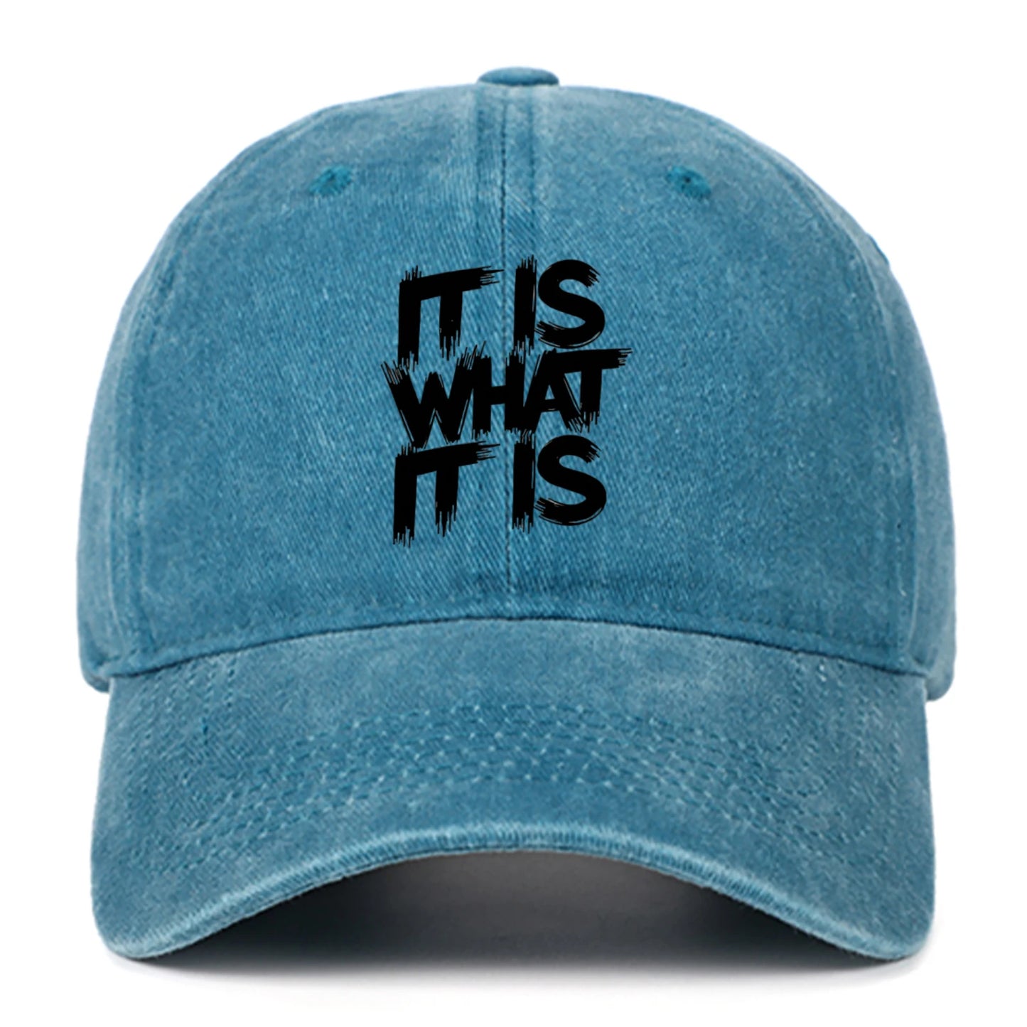 Black Letter Printed Baseball Caps For Men And Women