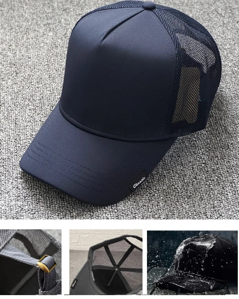 Big Head Plus Size Summer Mesh Baseball Cap