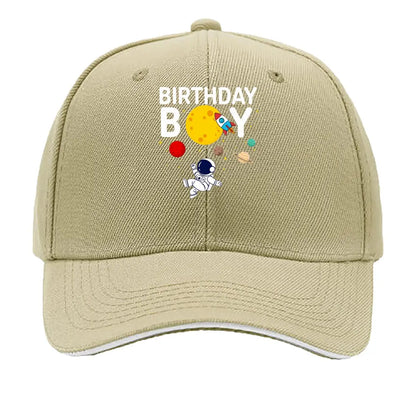 Astronaut Rocket Planet Moon Stars Space Cartoon Sandwich Baseball Cap
