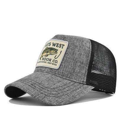 High Quality Fishing Embroidery Baseball Cap