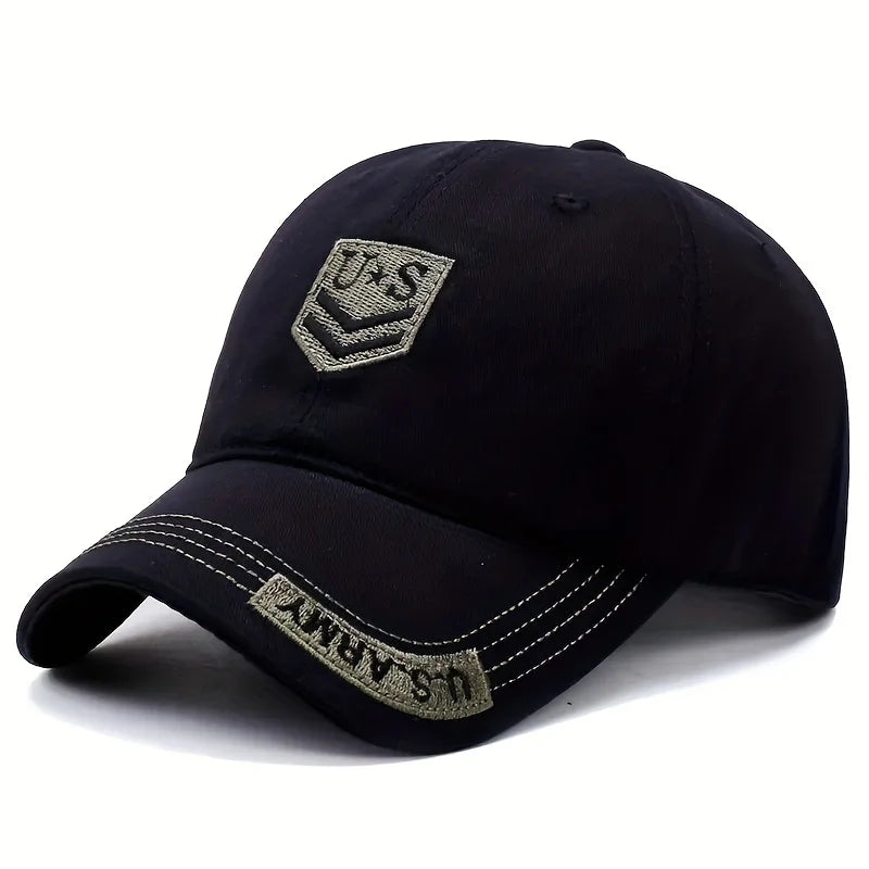 Outdoor Men's Camouflage Hat Trendy Embroidered Baseball Cap