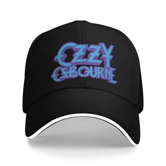 Ozzy Osbourne Purple And Blue Logo Baseball Cap