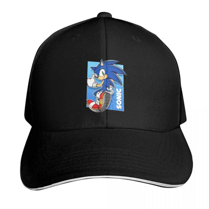 Sonic Shadow Cartoon The Hedgehog Cap Fashion Casual Baseball Caps