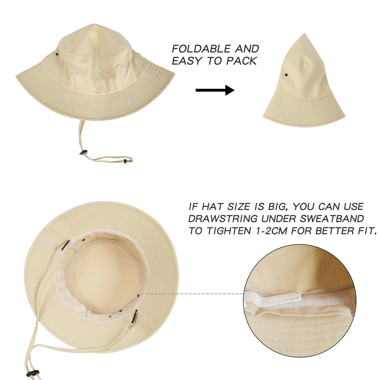 Bucket Hats For Unisex Summer Fishing Hat