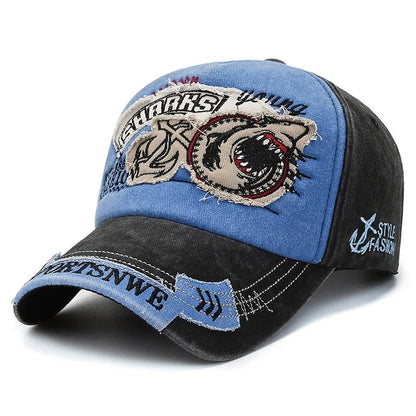 Vintage Shark Baseball Cap