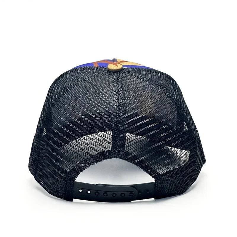Luxury Hip Hop Men Mesh Brand Snapback Cap Outdoor Sport