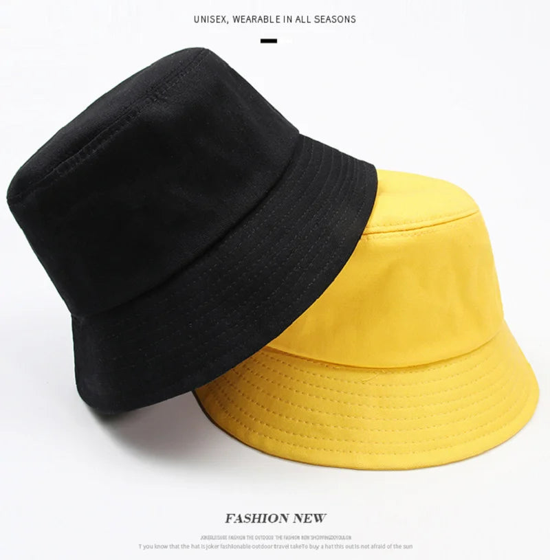 Lilo Stitch Cotton Foldable Bucket Hat Women Hat Boys Girls Fishing Hunting Cap