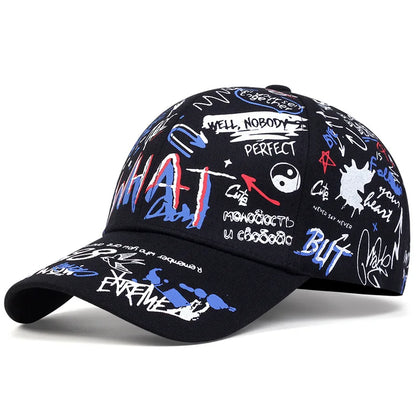 Colorful Graffiti Hip-hop Baseball Cap