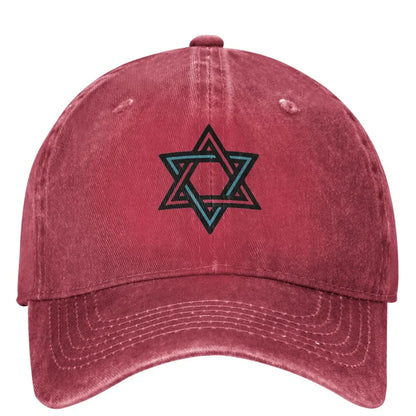 Star Of David Denim Baseball Cap Judaism Hunting Camping Hip Hop Hats