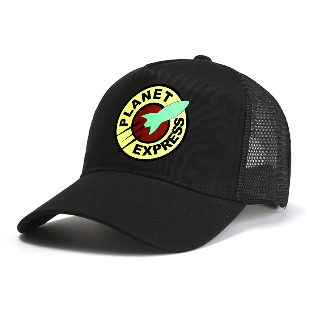 Planet Express Funny Print Baseball Cap