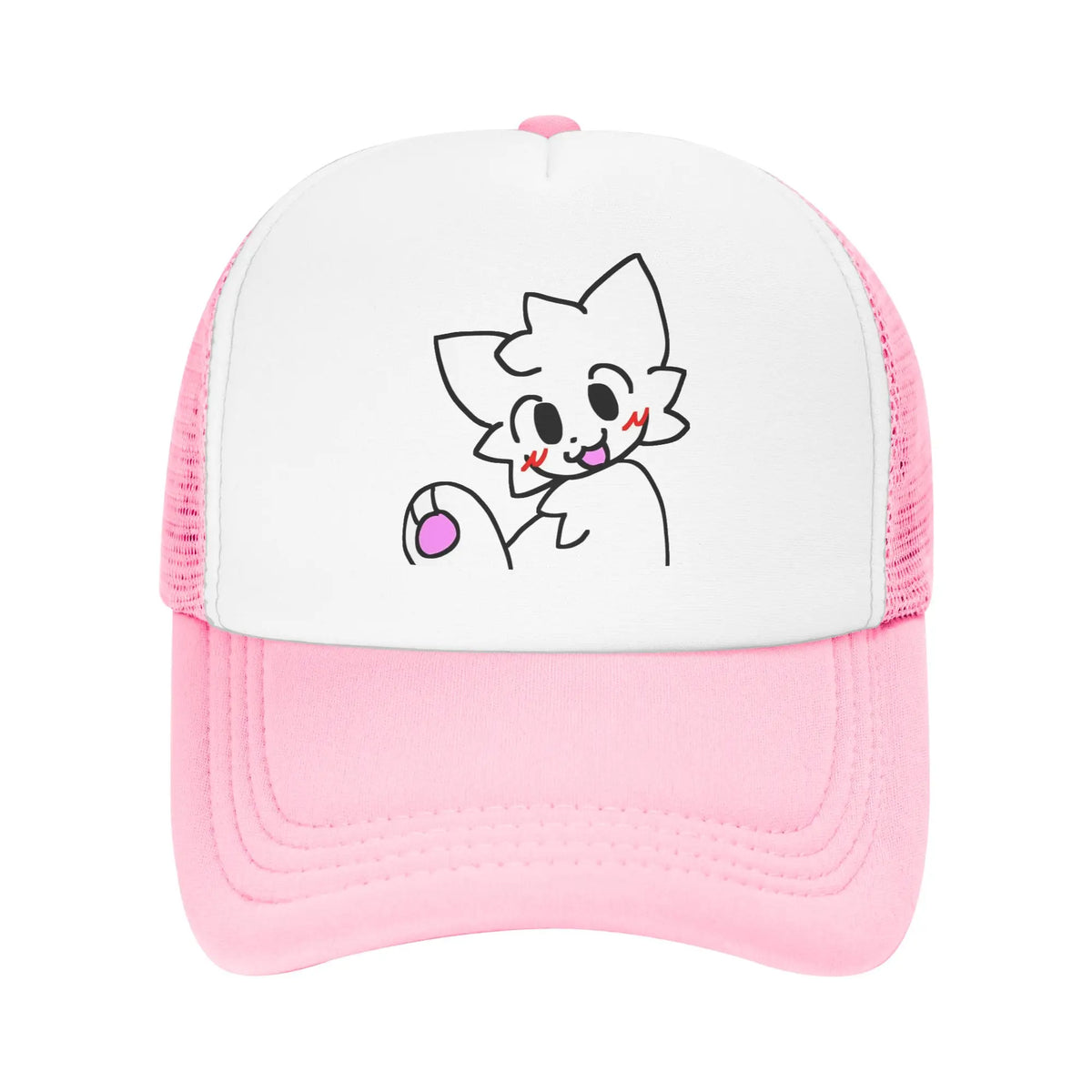 Boykisser Happy Paw Adjustable Mesh Baseball Hat