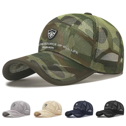 Outdoor Camouflage Mesh Baseball Cap