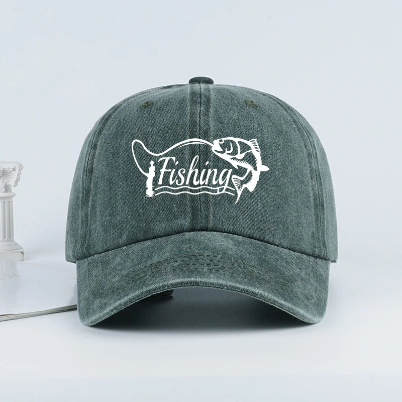 Classic Fishing Quote Baseball Cap