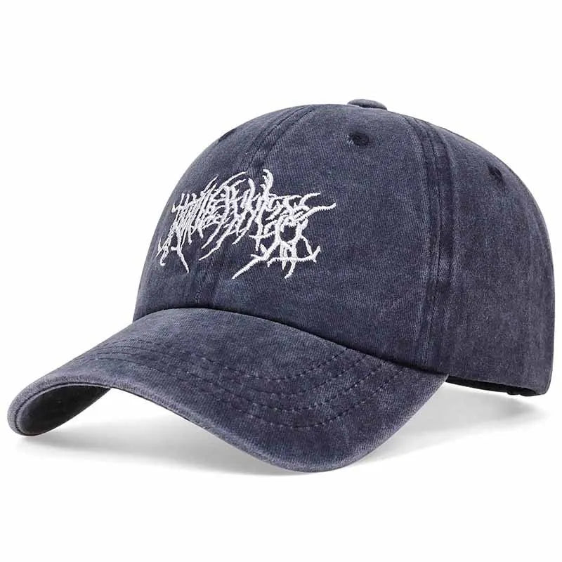 Vintage Washed Punk Hip-Hop Baseball Cap