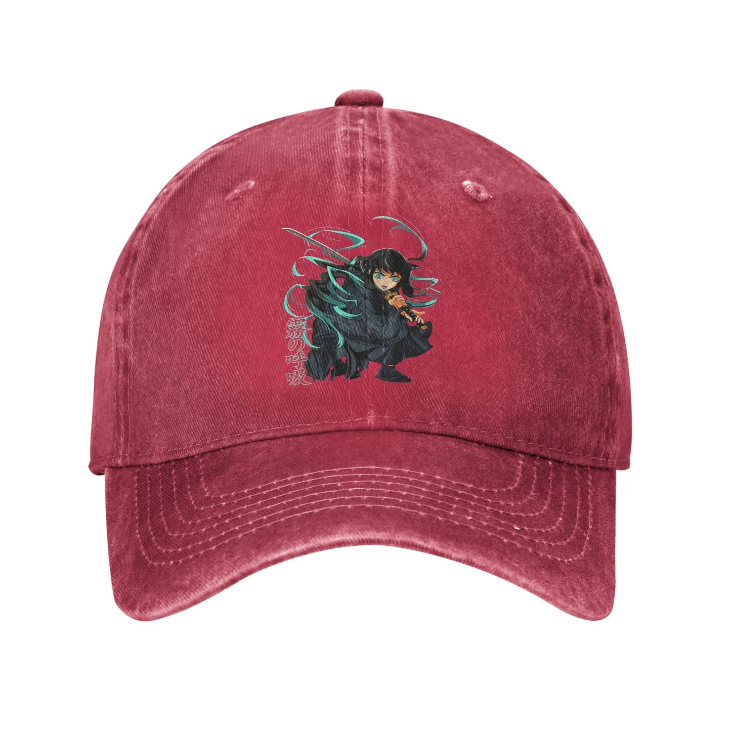 Mist Breathing Baseball Caps Peaked Cap Demon Slayer