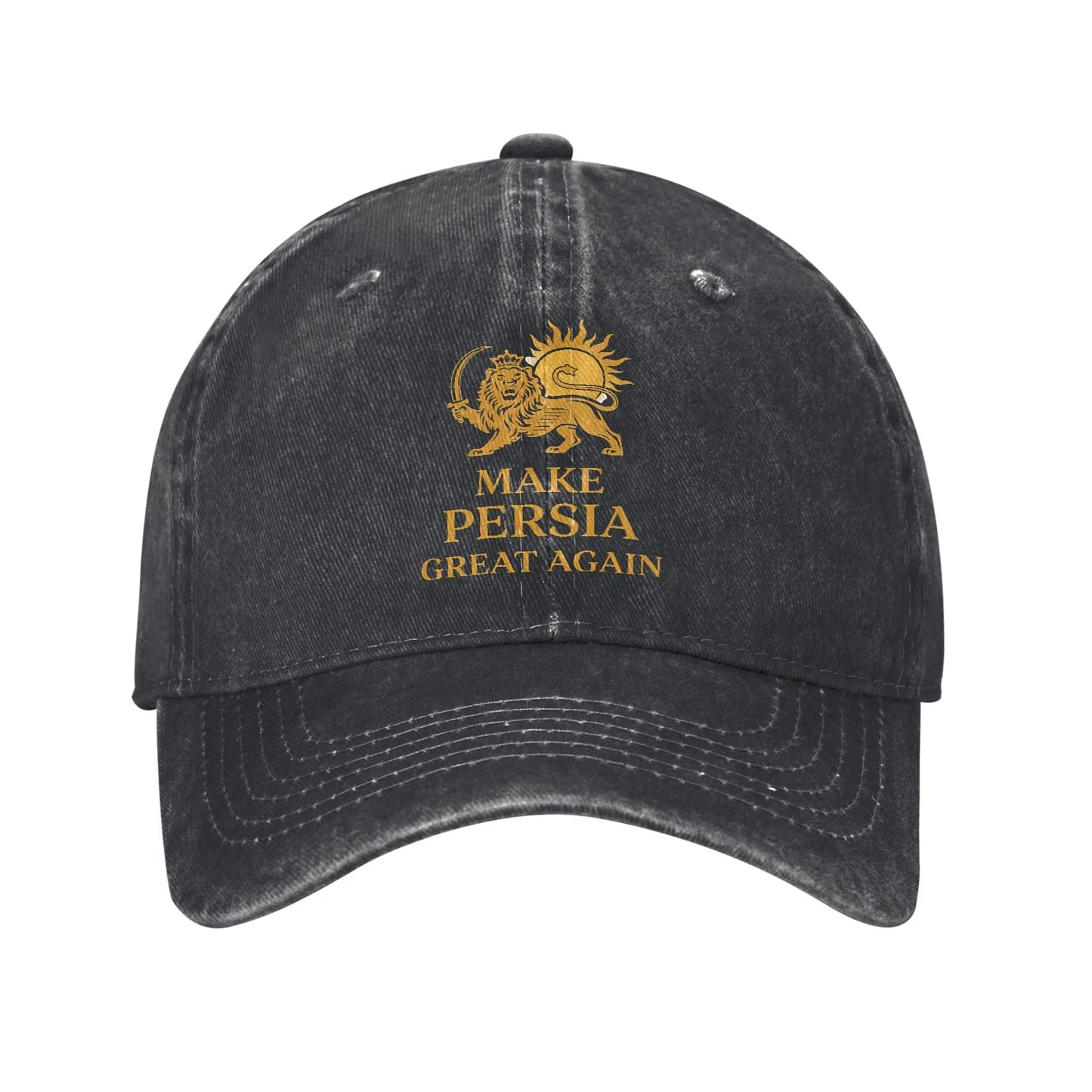 Make Iran Great Again Red Logo Casual Baseball Cap For Men Women