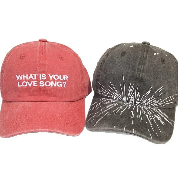 Embroidered Baseball Cap Concert Tour Sun Hat