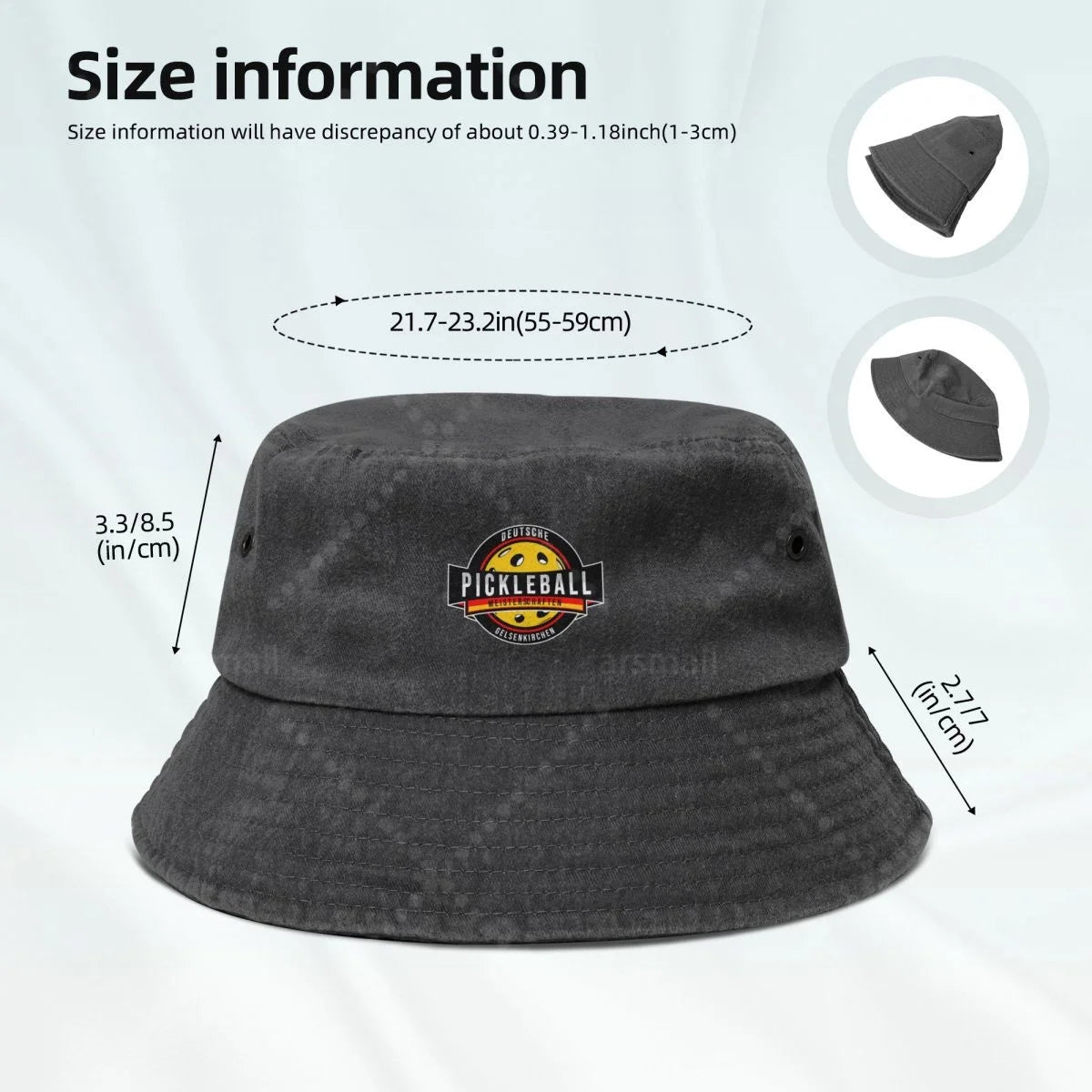 Pickleball Unisex Cotton Bucket Hats