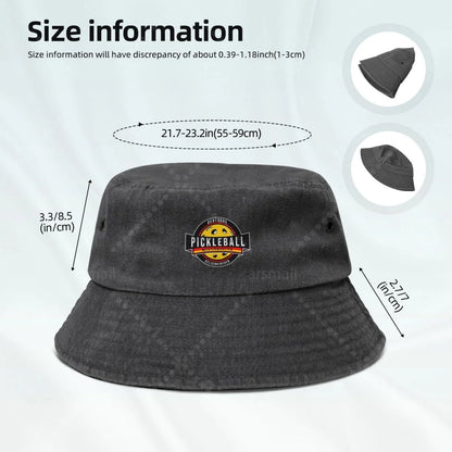 Pickleball Unisex Cotton Bucket Hats
