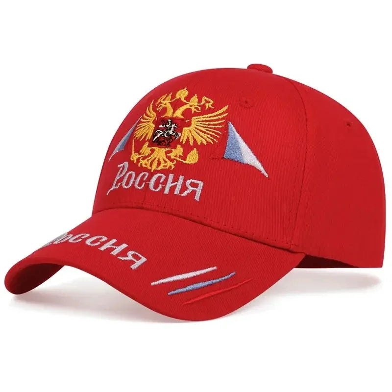 Unisex Double Headed Eagle Embroidery Baseball Caps Spring Autumn