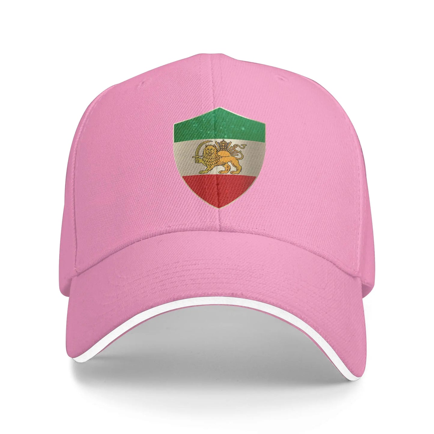 Persia Flag Shield Iran Hunting Camping Baseball Caps