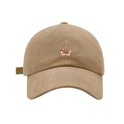 Trendy Dog Women Baseball Hat Breathable Cotton Men Sunshade Hat