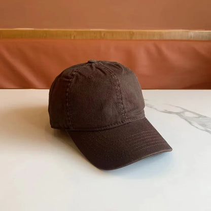 Simple Solid Color Cap Men And Women Casual Fashion Trend Baseball Cap