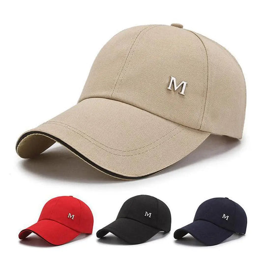 Baseball Cap M Letter Embroidery Pure Color Sun Hat Dad Hats Hip Hop