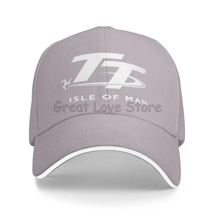 Isle of Man TT Races Motorcycle Print Baseball Cap