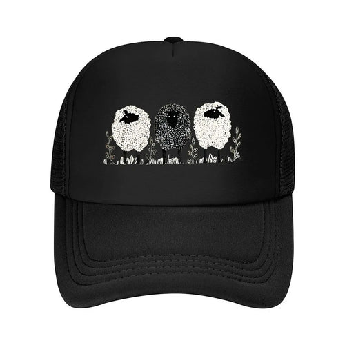 3 Lambs Print Baseball Cap