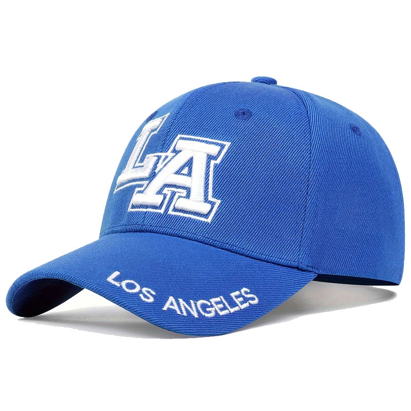 Unisex Los Angeles Letter Embroidery Baseball Caps Spring Autumn Outdoor