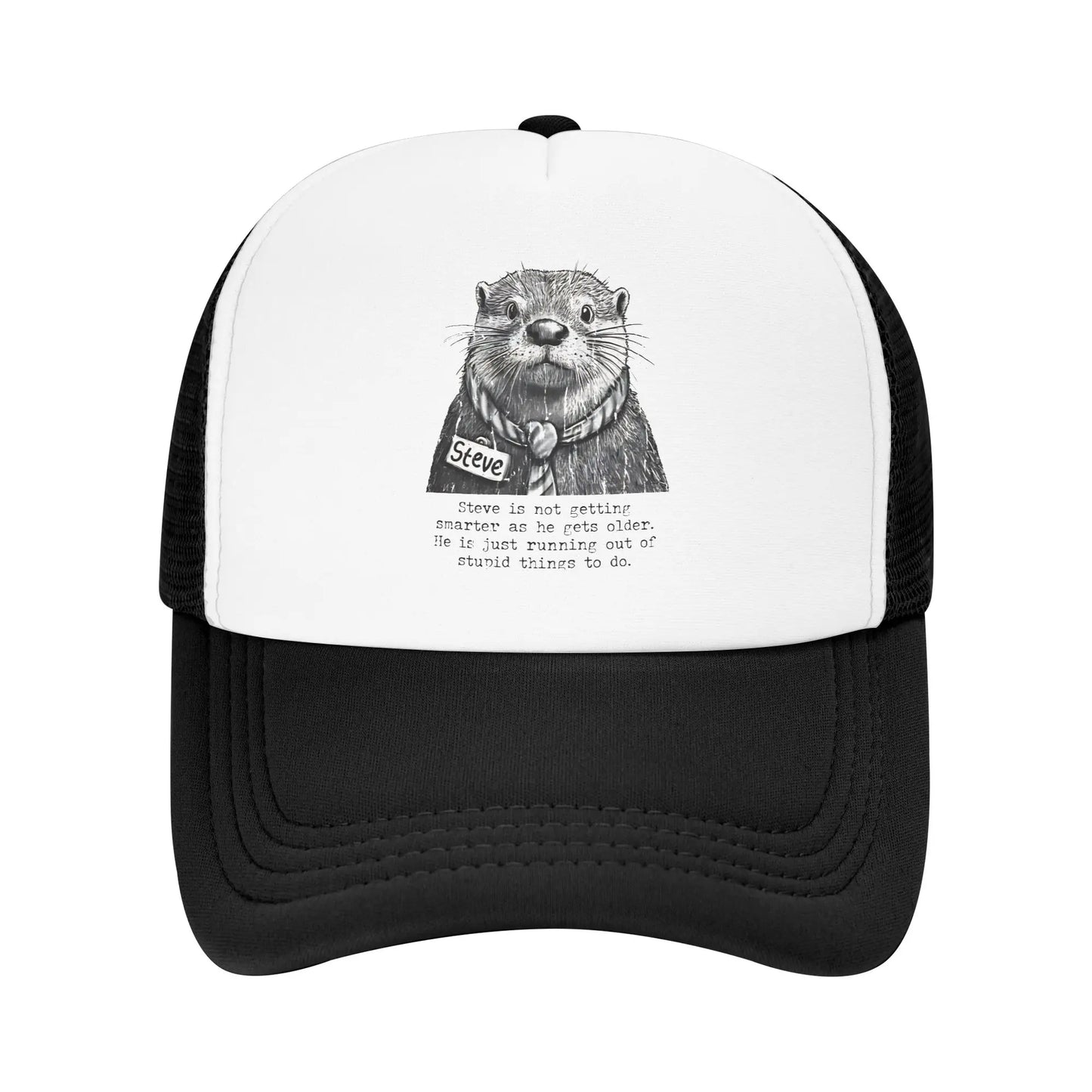 Unisex Steve Is Not Getting Smarter As He Gets Older Otter Trucker Hats Baseball Cap