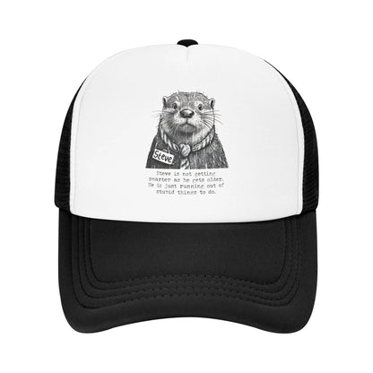 Unisex Steve Is Not Getting Smarter As He Gets Older Otter Trucker Hats Baseball Cap