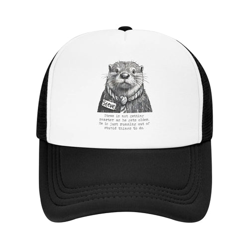 Unisex Steve Is Not Getting Smarter As He Gets Older Otter Trucker Hats Baseball Cap