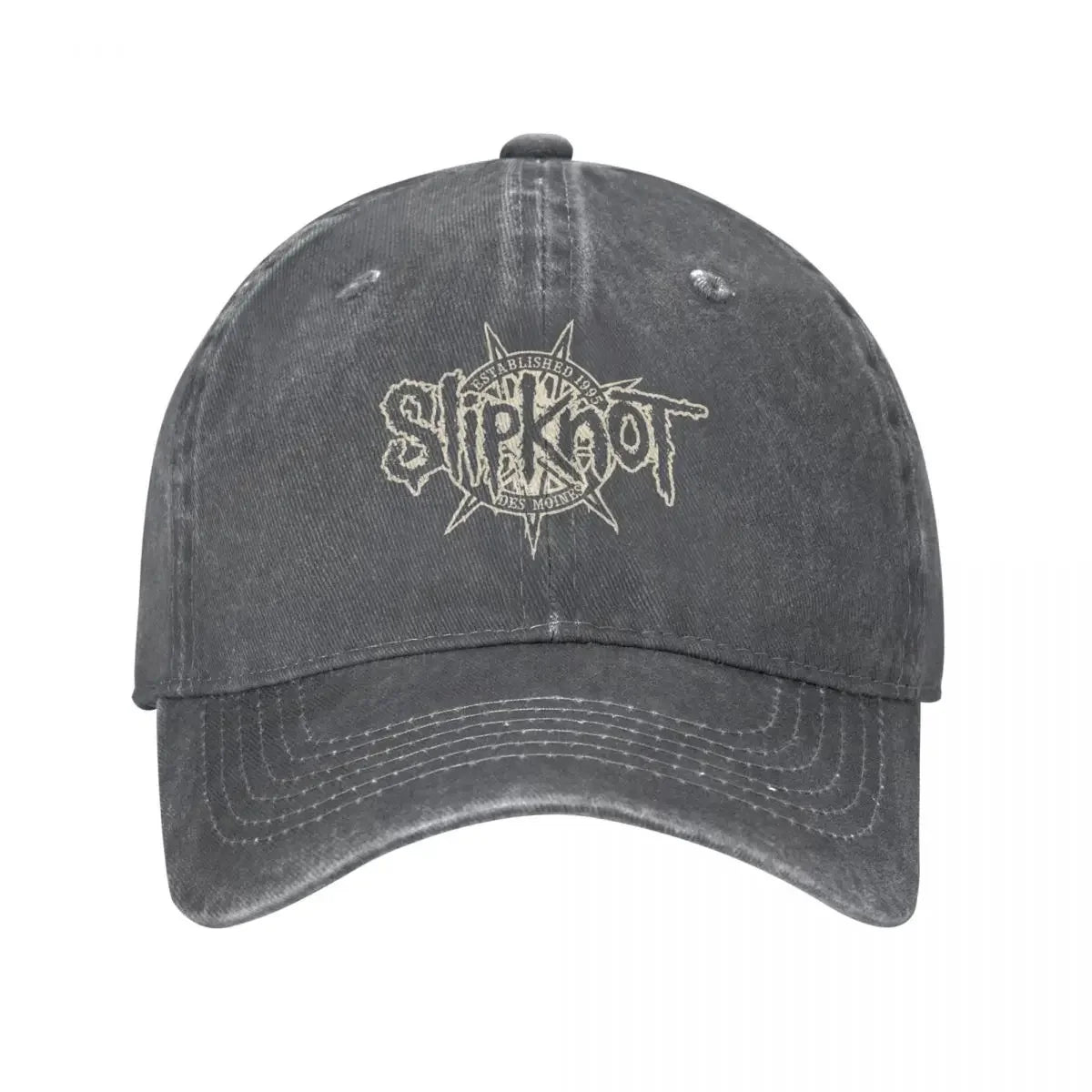 Heavy Mental Rock Music Baseball Cap Vintage Distressed Washed