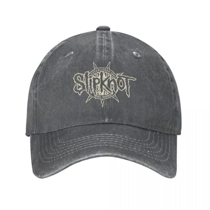 Heavy Mental Rock Music Baseball Cap Vintage Distressed Washed