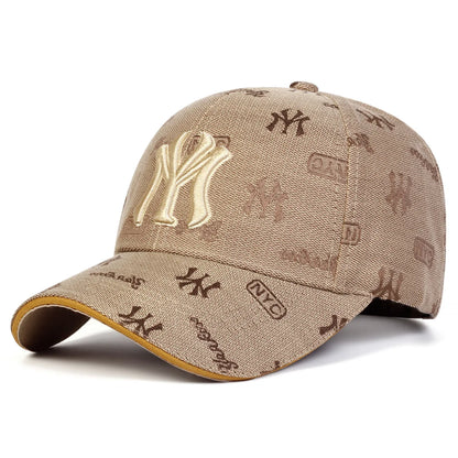 Unisex MY Letter Embroidery Baseball Caps