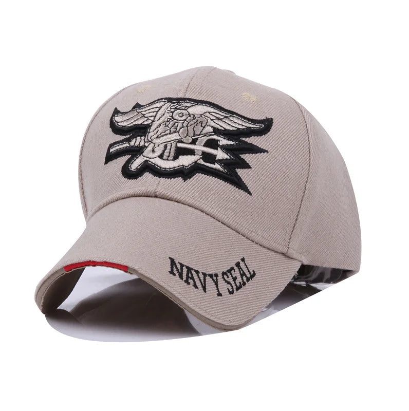 Army Cap Male Letter Embroidered Black Baseball Caps Men