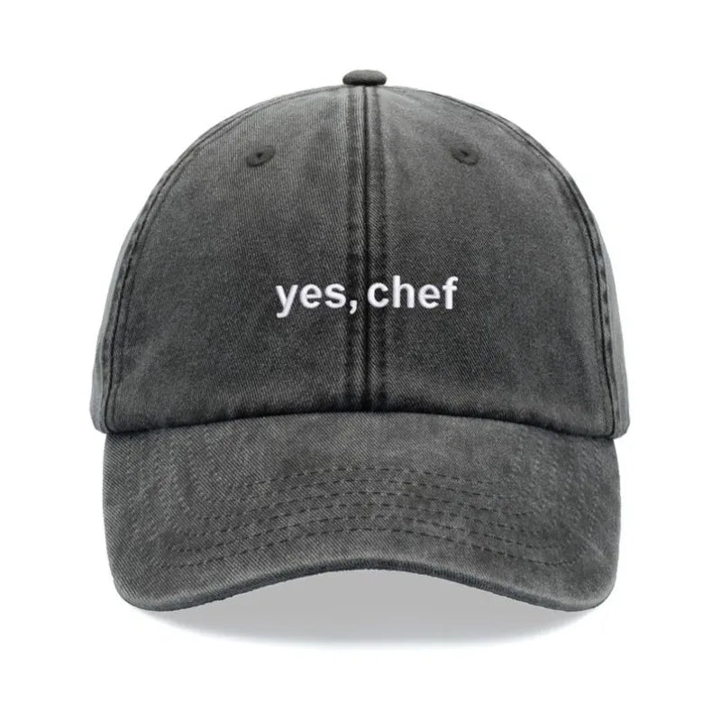 "yes, Chef" Printing Baseball Cap