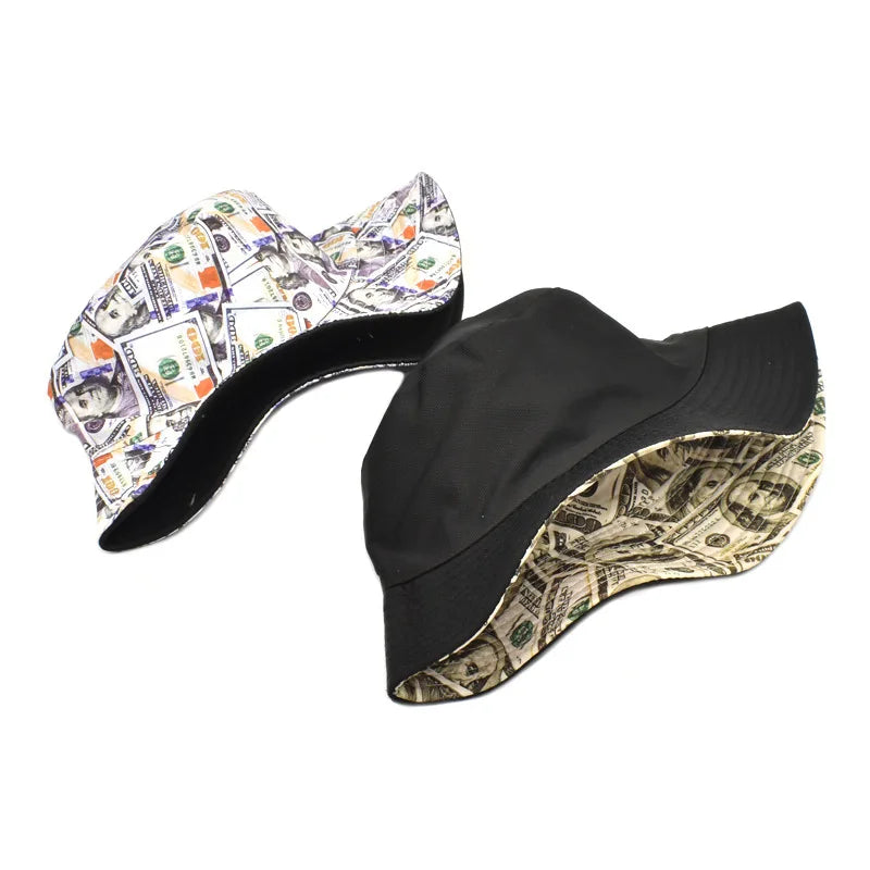 New Printed Bucket Hat Fashionable And Trendy Basin Hat Autumn And Winter Warm Hat
