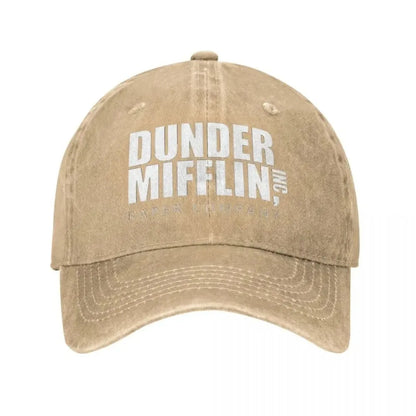 Classic Dunder Mifflin Logo Baseball Caps Men Women