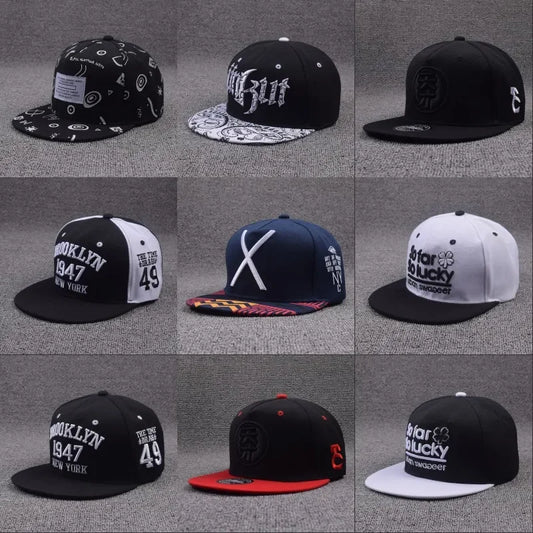 Letter Embroidery Hip Hop Caps For Men Women Fashion Cool Snapback Hat