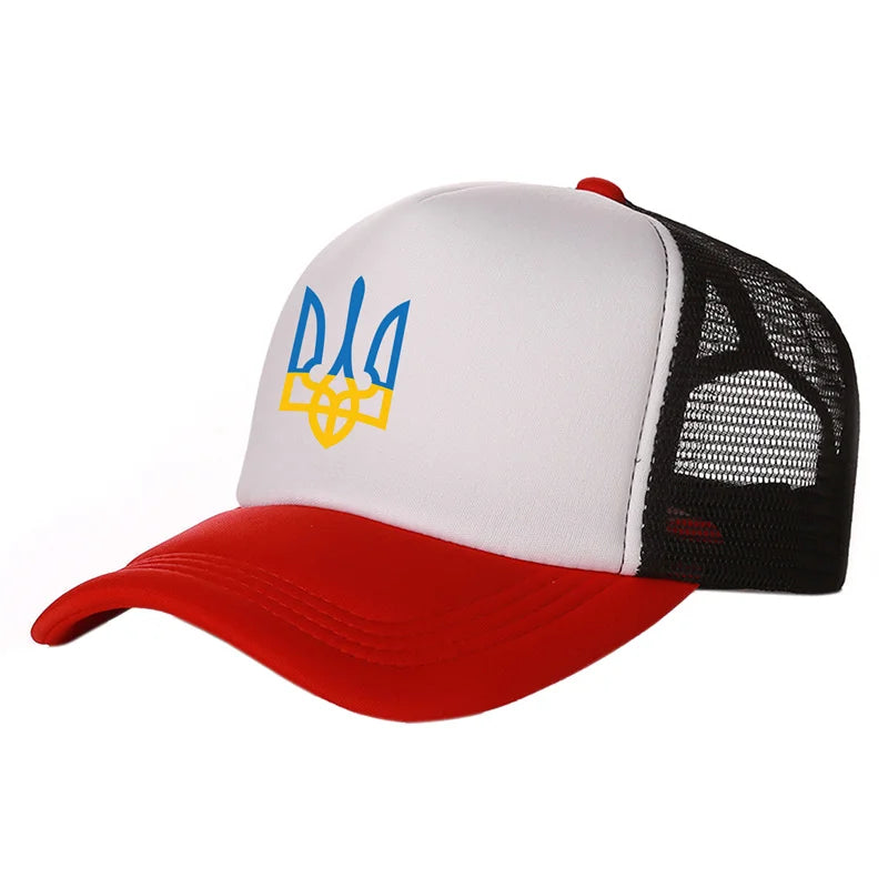 Ukraine Hat Baseball Cap Cool Summer Unisex Mesh Net Caps